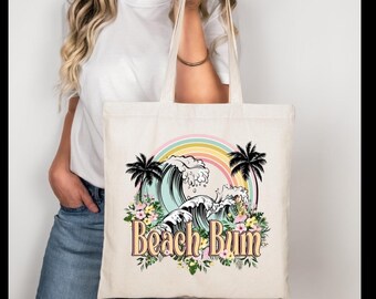 Beach Bum Tote Bag 18.5”x15”X4.7”