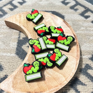 Bookworm teacher focal bead