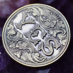 Coin of Questions - DnD / RPG 5e DM Roleplay Coin for Tabletop / LARP