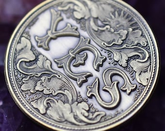 Moneda de Preguntas - DnD / RPG 5e Moneda de rol de DM para juegos de mesa / LARP