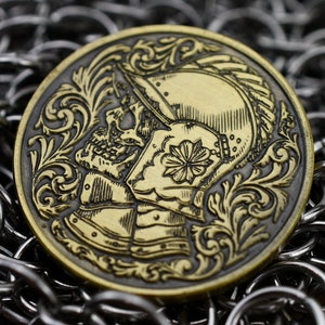 Coin of Life and Death - DnD / RPG 5e DM Roleplay Coin for Tabletop / LARP