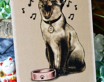 Le chat barde - Impression artistique