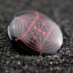 WARLOCK Crystal Gemstone Player Token / Talisman / d2 / Decision Coin for RPG 5e Roleplay / Tabletop / LARP