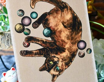 Le chat sorcier - Impression artistique