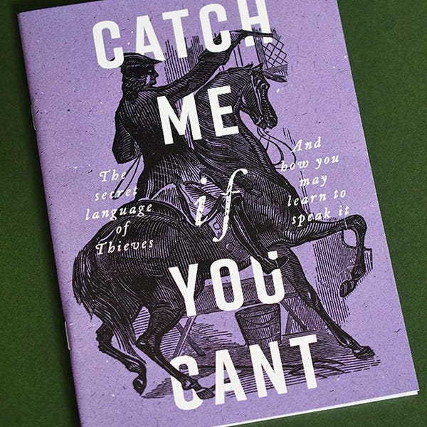 Thieves' Cant Illustrated Zine - RPG Language Guide + Art Prints