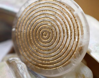 Talisman de moine en quartz transparent : pièce de décision RPG, jeton de pierre précieuse d2
