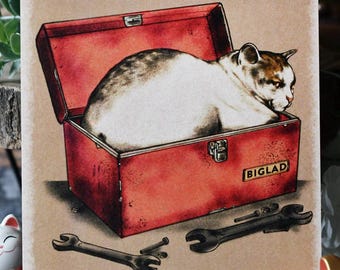 Le chat artificier - Impression artistique