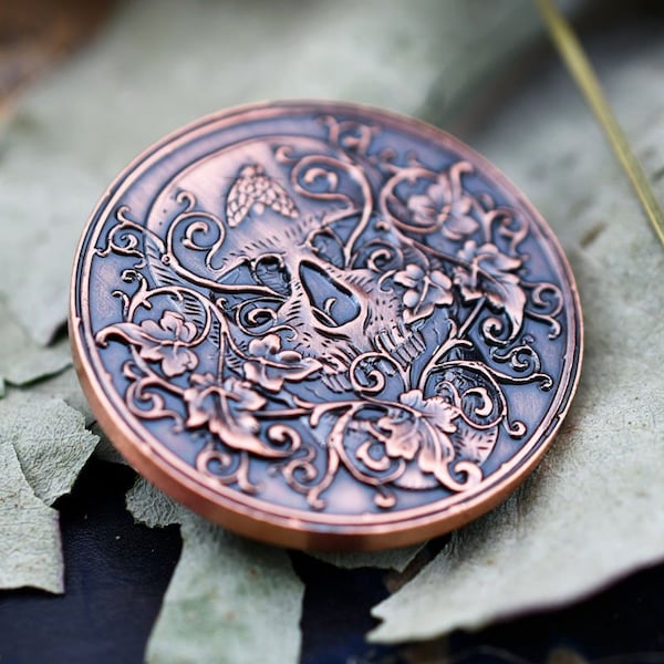 Coin of Feast and Famine - DnD / RPG 5e DM Roleplay Coin for Tabletop / LARP