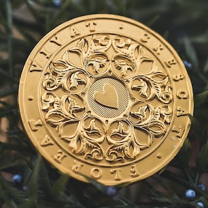 Coin of Vitality - DnD / RPG 5e DM Roleplay Coin for Tabletop / LARP