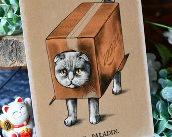 Le chat paladin - Impression artistique