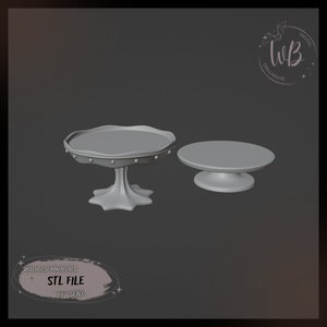 1:6 Maßstab. Etagere Miniatur für eine Puppenstube. STL Herunterladbare Datei für 3D-Druck