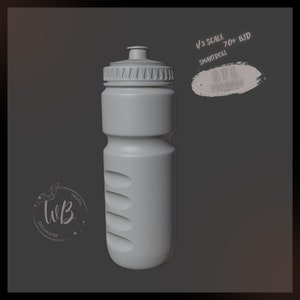 Water Bottle for Smartdoll and BJD (Digital STL File)