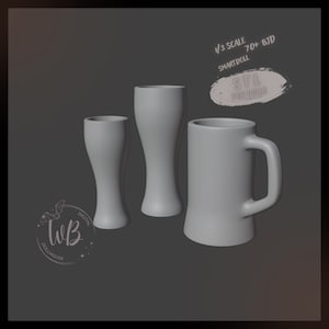 BJD Doll Glasses: 1/3 Scale, Smartdoll, 70+ cm (STL Downloadable File)