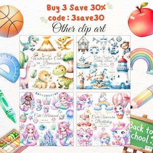 Back to School Clipart,school Clipart Set,school Supplies Clipart ...