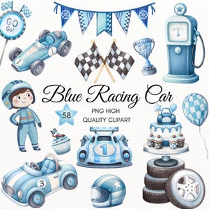 Race car clipart,Cute Race car driver png,boys birthday clipart,Baby Shower Clipart,Vehicle PNG,Kid&#39;s Clipart ,Vintage Cars,Commercial Use
