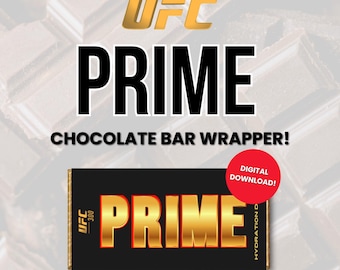 UFC 300 Prime Hydration Chocolate Bar Wrapper (Digital Download)