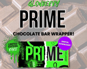 Glowberry Prime Chocolate Bar Wrapper, Limited Edition (Digital Download)