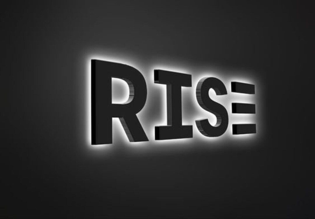 Outdoor Business Sign 3D Logo Custom Sign Laser Cut Sign Wall Logo Sign