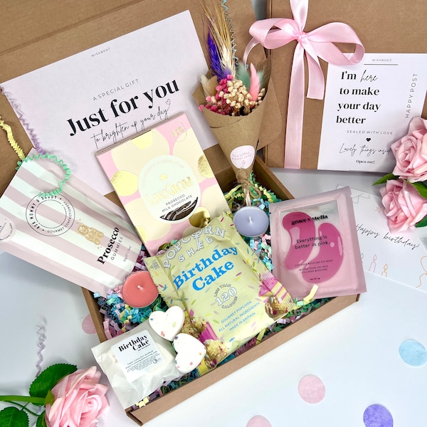 Birthday Gift Box, Birthday Gift for Her, Birthday Gift For Friend, Birthday Gift for Mum, Birthday Treat Box, Birthday Gift Hamper for Her