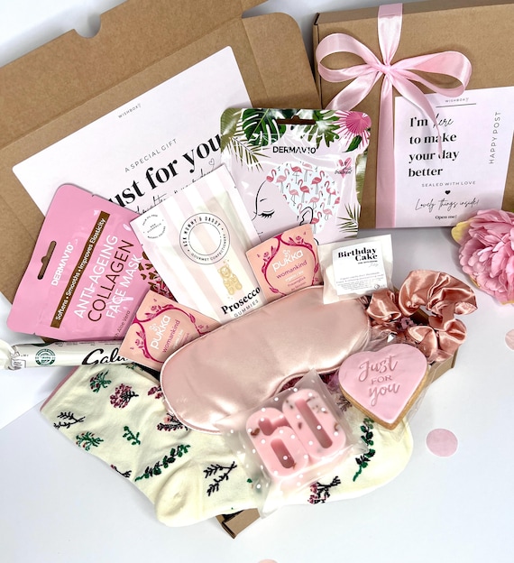 60th Birthday Gift Box for Her: Spa Pamper Hamper, 60th Birthday Gifts for Women, 60th Hamper, Gift for 60th Birthday, 60th Gift for Her