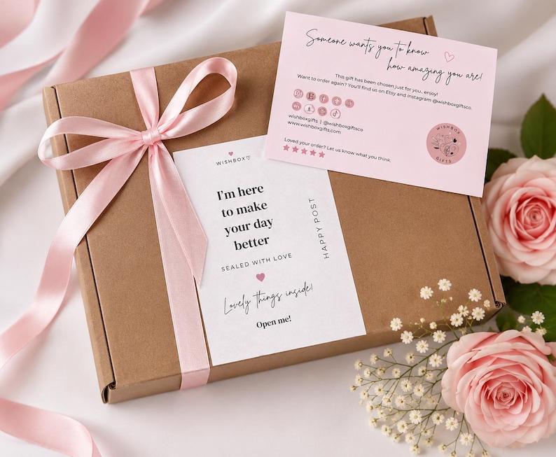 A box showing a 30th birthday present for her with pink number 30 birthday treats and personalised gift in a pink box with a pink bow