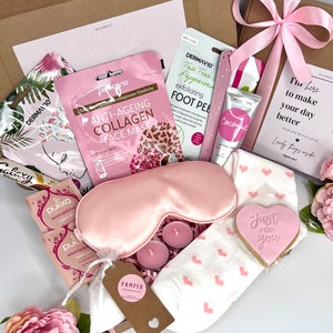 Self Care Box For Her, Self Care Gift For Women, Care Package for her, Thinking Of You Gift, Get Well Soon Gift, Home Spa Box, Pamper Hamper