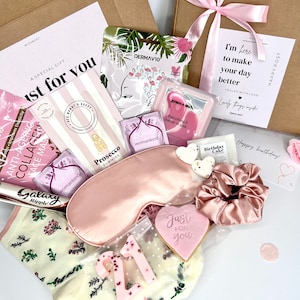 21st Birthday Gift Box: Pink Pamper Hamper with Socks & Treats, 21st Birthday Gift for Her, Gift for 21st Birthday Girl, 21st Gifts for Her