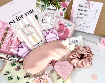 21st Birthday Pamper Gift Baskets for Her, Luxury Self-Care Treats Box