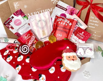 Christmas Gift for Her, Christmas Gift Box for Ladies, Christmas Pamper Gift, Festive Gift for Her, Pamper Hampers UK, England, Xmas Gifts