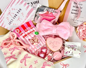 Pink Pamper Teenager Gift Set With Socks, Hair Clip, Candle