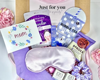 Mother's Day Pamper Hamper, Relaxation Gift Box for Mum, Personalised Gifts for Mother