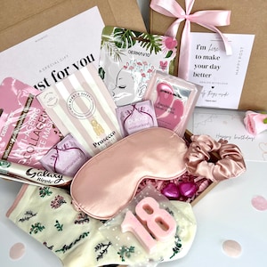 18th Birthday Gift Box: Spa Pamper Hamper for Teen Girl, 18 Birthday Gift Girl, Gifts for 18th, 18th Birthday Gift Box, 18th Birthday Hamper image 2