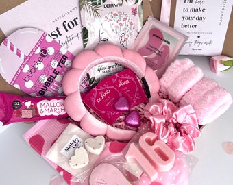 Sweet 16 Birthday Pamper Gift Box for Girls, Spa Treats Hamper