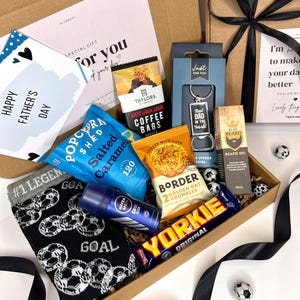 Personalised Dad Gift Box, Birthday Treat Hamper, Father's Day Pamper Package