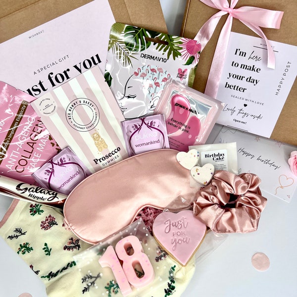 18 Birthday Gift Girl, Gifts for 18th, 18th Birthday Gift Box, 18th Birthday Hamper, Gift for 18th Birthday Girl, Birthday Gift for Teenager