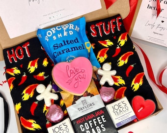 I Love You Gift For Him, Mens Valentines Day Box, Care Package for Man, Anniversary Present, Birthday Hamper, Romantic Gift for Boyfriend