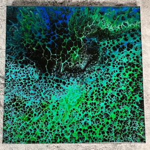 12x12&#39;&#39; | Acrylic Pour Painting | Original wall art on canvas