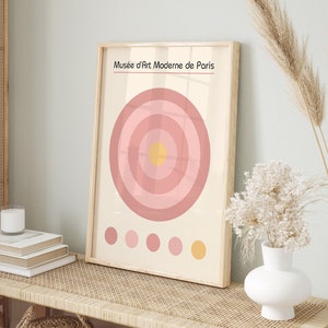 Bauhaus Printable Art Print, Geometric Poster, Pink Printable Wall Art, Gallery Wall Print, Bauhaus Print, Bauhaus Wall Art, Digital Print