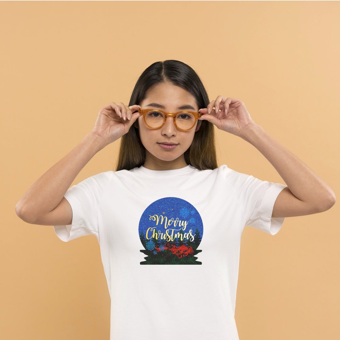 Merry Christmas Snow Globe PNG Clipart 300 DPI 9075 X Etsy