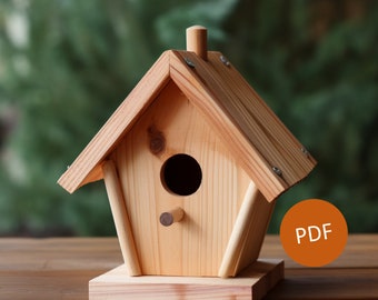 The Hummingbird - DIY Birdhouse Kit: Create Your Feathered Friends' Dream Home! Birdhouse PDF Build Plans DIY Home Project Bird Box