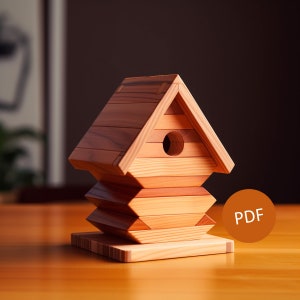 The Puffin - DIY Birdhouse Kit: Create Your Feathered Friends' Dream Home! Birdhouse PDF Build Plans DIY Home Project Bird Box