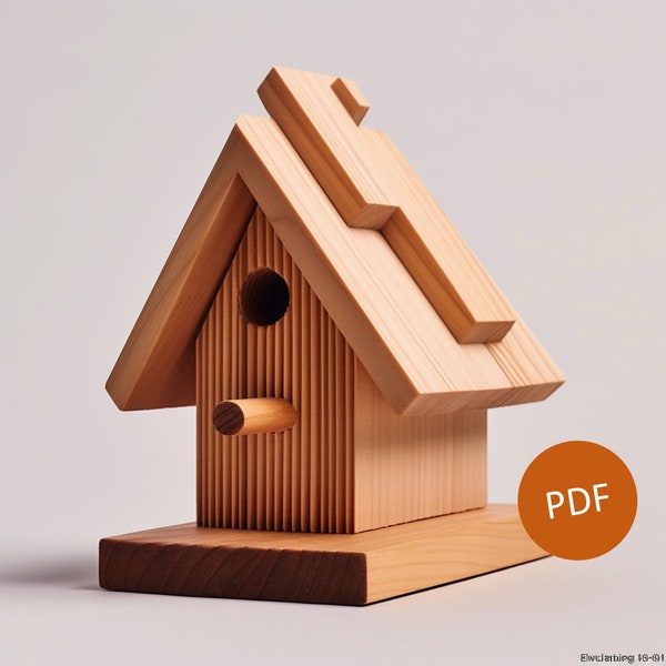 The Starling - DIY Birdhouse Kit: Create Your Feathered Friends' Dream Home! Birdhouse PDF Build Plans DIY Home Project Bird Box