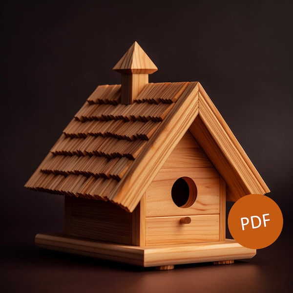 The Magpie - DIY Birdhouse Kit: Create Your Feathered Friends' Dream Home! Birdhouse PDF Build Plans DIY Home Project Bird Box