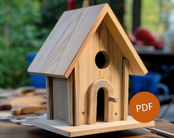 The Swift - Kit casetta per uccelli fai-da-te: crea la casa dei sogni dei tuoi amici pennuti! Birdhouse PDF Costruisci piani Progetto casa fai da te Scatola per uccelli
