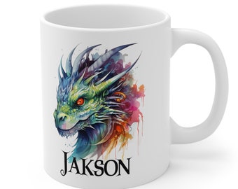 Drachen Tasse – Perfektes Freundschaftsgeschenk für Fantasy-Liebhaber, Pärchen Fantasy Tasse, Geschenk für Fantasy Fan, Drachenliebhaber