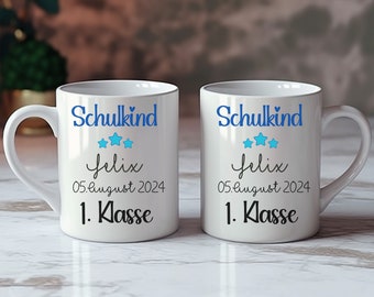 Personalized First Day of School Mug: Custom Name & Date Gift