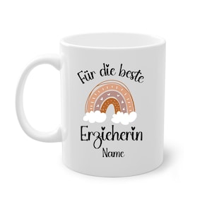 Personalisierbare Beste Erzieherin Tasse, Dankeschön, Tagesmutter, kindergarten abschied, geschenk abschied, erzieherin, kollegin Geschenk bild 7