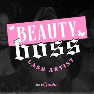 Logo-Design, Logo Vorlage, DIY Beauty Logo, Haar Logo, Lash Logo, MUA Make-up Logo, Nägel Logo, Braid Logo, Logo-Design Individuell für Businesse
