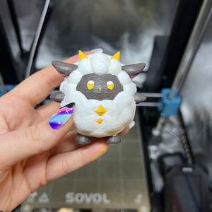Hand painted PalWorld Lamball