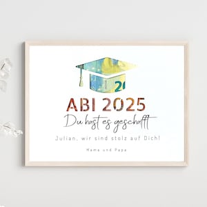 Personalisiertes Geldgeschenk zum Abitur 2025